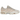 Asics Gel-NYC Oatmeal Bisque baskets vue latérale avec empeigne beige en mesh et daim ainsi qu'une semelle intermédiaire contrastée à technologie Gel