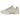 Asics Gel-NYC Oatmeal Bisque baskets vue latérale avec empiècements en daim beige, semelle intermédiaire blanche et style running classique.
