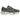 Asics Gel-NYC Grove Olive Canvas baskets en vue latérale présentant une empeigne en mesh vert olive, des empiècements beiges et une semelle noire.