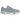 Asics Gel-NYC Dolphin Grey Fjord Grey baskets vue latérale avec tons gris, empeigne en mesh, détails en daim et semelle robuste avec amorti GEL