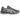 Asics Gel-NYC 2055 Carbon Cement Grey baskets vue latérale avec mesh gris et noir, superpositions synthétiques et amorti GEL visible dans la semelle