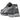 Asics Gel-NYC 2055 Carbon Cement Grey baskets vue latérale avec empeigne en mesh gris, renforts synthétiques texturés et semelle extérieure en caoutchouc.
