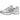 Asics Gel-NYC White Grey Midnight baskets vue latérale avec empeigne en mesh blanc, détails en daim gris et semelle intercalaire amortissante.