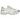Asics Gel-NYC Cream Pure Silver baskets vue latérale, avec une combinaison de textile beige, de détails en cuir blanc et d'une semelle en caoutchouc.