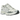 Asics Gel-NYC Cream Pure Silver baskets en vue latérale avec une tige crème, des détails argentés et une semelle robuste.