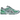 Asics Gel-Kayano 20 Storm Cloud Cilantro baskets vue latérale avec empeigne grise et verte, détails en mesh et semelle gel visible amortissante