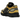 Asics Gel-NYC 2.0 SSHS HAL STUDIOS Architecture of Everyday Life Sulphur baskets vue latérale avec tige en maille grise, panneaux en daim beige et détail jaune