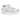 Asics Gel-1130 Holiday Pack Cream Pure Silver baskets vue latérale avec empeigne en mesh crème, détails argentés et semelle de running classique.
