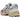 Asics Gel-Cumulus 16 TOGA White Red Pure Silver baskets en vue inclinée avec mesh blanc, détails rouges et la semelle caractéristique