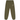 Fear of God Essentials Fleece Essential Sweatpant Military baskets vue de face en couleur vert militaire avec taille élastique et cordon