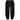 Fear of God Essentials Fleece Essential Sweatpant (FW24) Black baskets, vue de face montrant le tissu polaire noir doux et le logo minimaliste