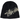 Stussy Brushed Out Stock Skullcap Black baskets vue frontale d'un bonnet en maille noir avec logo blanc brodé en matière brossée douce