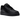 Nike Air Force 1 Low '07 Fresh Black Anthracite baskets de profil avec une tige en cuir noir et une semelle assortie
