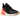 Nike Air Max 270 Black Phantom Total Orange baskets de profil avec tige noire, détails orange et unité Air visible au talon