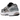 Nike Zoom Vomero 5 Metallic Silver College Grey baskets de profil avec une tige en mesh argenté et des details gris