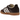 Adidas Samba OG Dark Brown Off White Gum baskets en vue latérale avec tige en cuir marron, bandes off-white et semelle en gomme