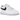 Nike Air Force 1 Low '07 White Black Hydrogen Blue baskets en profil lateral avec tige blanche, swoosh noir et detailsbleu clair