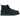 Adidas Campus 00s Winter Mid Black Carbon baskets en vue sous angle avec suède noir et lacets blancs