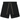 Fear of God Essentials Sweatshort Jet Black baskets vue de face en coton noir avec taille élastique et logo discret sur la jambe