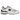 New Balance 2002R White Black Gold Metallic baskets en profil avec une tige en mesh blanc et des details dores