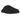 Adidas Adimule Slides Core Black Gum baskets vue sous angle avec suède noir et semelle gomme