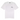Stussy Plush Tee White baskets vue de face en tissu blanc, avec col rond et logo Stussy brodé sur la poitrine