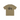 Stussy Basic Tee Army baskets vue de face en coton vert olive avec logo Stussy blanc imprimé au centre de la poitrine