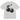 T-shirt Stussy Cherries Tee Fog en tissu blanc avec vue frontale d'un imprimé graphique composé de cerises et du logo Stüssy en plusieurs couleurs.