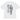 Stussy Well Suited Tee White baskets en vue frontale mettant en avant le design blanc épuré et la coupe classique de ce t-shirt élégant.