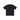 Stussy Stock Link Tee Pigment Dyed Black t-shirt vue de face avec le logo blanc emblématique Stüssy imprimé au centre de la poitrine