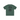Stussy Stock Link Tee Pigment Dyed Pine baskets vue frontale d'un t-shirt vert avec logo Stüssy blanc sur la poitrine et col rond