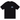 Stussy Pickup Tee Black baskets vue de face en coton noir avec logo Stussy blanc imprimé sur la poitrine au design épuré