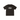 Stussy Tile Oval Tee Pigment Dyed Faded Black baskets vue de face en noir avec un logo Stussy ovale graphique gris sur la poitrine et col rond