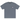 Stussy Tile Oval Tee Pigment Dyed Navy baskets vue de face d'un t-shirt bleu marine avec logo ovale blanc imprimé et col côtelé