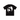 Stussy Lens Tee Black baskets: T-shirt noir avec graphique blanc sur le devant, col rond et manches courtes en coton.