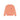 Stussy Basic Crew Pigment Dyed Sherbert baskets vue de face dans une teinte orange clair avec logo Stussy imprimé au centre de la poitrine