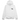 Stussy Relax Hoodie Ash Heather sweat à capuche vue de face en tissu chiné gris avec logo Stussy blanc imprimé sur la poitrine et capuche