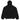 Fear of God Essentials Fleece Hoodie Black baskets vue de face avec capuche, logo Essentials sur la poitrine et coupe décontractée en molleton noir