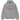 Fear of God Essentials Fleece Hoodie Dark Heather baskets vue de face avec tissu gris, cordon de serrage sur la capuche et logo noir sur la poitrine