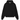 Fear of God Essentials Classic Fleece Zip-Up Hoodie Jet Black sweat-shirt vue de face avec fermeture éclair, capuche et logo Essentials sur la poitrine