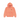 Stussy Basic Zip Hoodie Pigment Dyed Sherbert baskets vue de face avec coton teinté pigmenté rose, fermeture zippée et logo blanc sur la poitrine