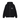 Stussy Built To Last Zip Hoodie Black baskets vue de face d'un sweat à capuche noir zippé avec cordon de serrage et logo blanc