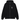 Stussy Swim Out Zip Hoodie Black baskets vue de face d'un sweat à capuche noir zippé avec logo imprimé sur la poitrine et capuche à cordon