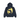 Stussy Lens Zip Hoodie Navy baskets ne s'applique pas, ceci est un sweat à capuche bleu marine zippé, vue de face avec logo Stussy discret.