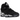 Jordan 8 Retro Chrome baskets de profil avec une tige noire en nubuck, des détails gris et des brides croisées distinctives