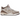 Jordan 3 Retro Laser Palomino baskets en vue sous angle avec imprimé éléphant classique, cuir marron et semelle blanche