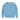 Corteiz HMP V2 Sweatshirt Baby Blue baskets vue de face en bleu ciel avec col rond et logo Corteiz blanc imprimé sur la poitrine