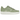 A Bathing Ape Bape Sta Green baskets vue latérale avec cuir vert vif, logo étoile blanc et laçage classique.
