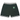 Corteiz Deala Knit Shorts Forest Green baskets vue de face en coton tricoté vert forêt avec logo Corteiz blanc contrastant sur la jambe