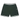 Corteiz Deala Knit Shorts Forest Green baskets vue de face dans un coloris vert forêt avec le logo Alcatraz emblématique brodé sur la cuisse gauche
